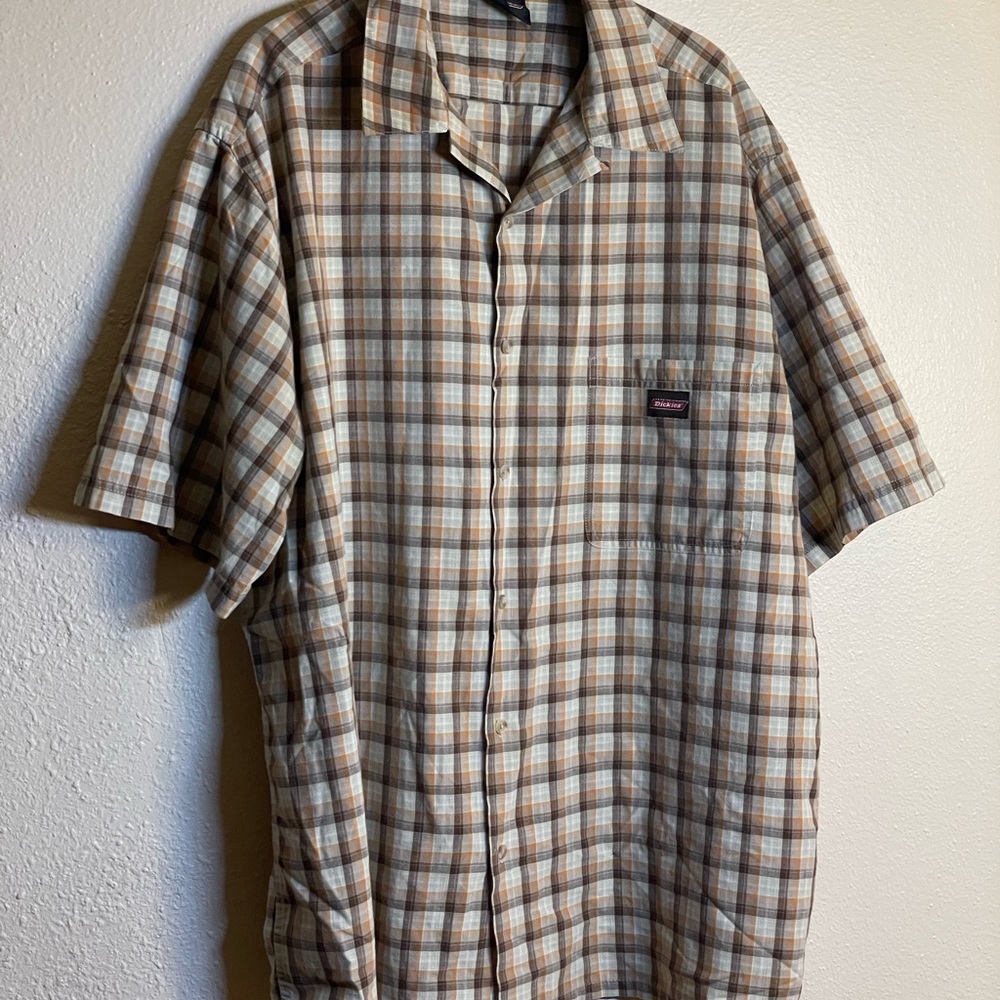 Dickie’s Plaid Short Sleeve Work Shirt